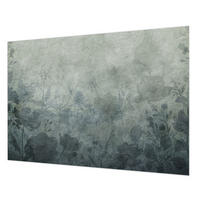 FOTOTAPETE 312x219 cm - Pflanzeneleganz - Grau, Textil (312/219cm) - Wallfluent