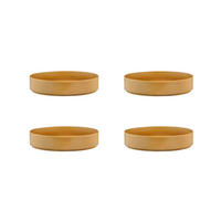SUPPENTELLER Scandi Ø21,5cm - 4er-Set - Ocre - Gelb, Keramik (21.5cm) - Björn