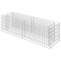 GABIONEN-HOCHBEET Verzinkter Stahl 180/50/50 Cm - Silberfarben, Metall (180/50/50cm) - vidaXL