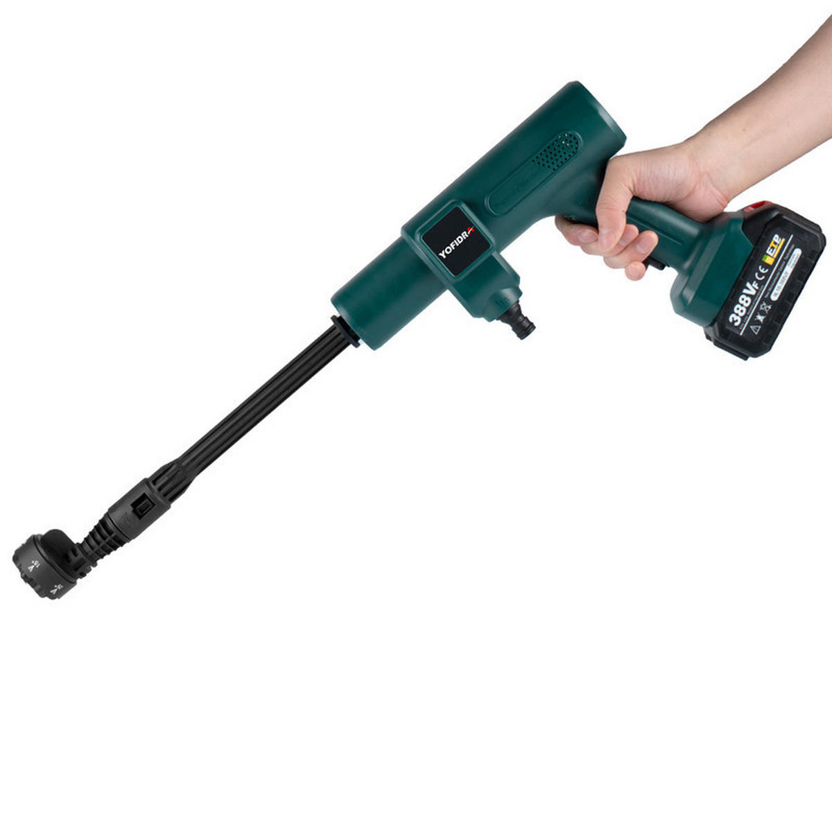 HOCHDRUCKREINIGER 200 Bar – 3500 W, 6-in-1, Makita Akku kompatibel - Grün, Metall (5/10/20cm) - Coonoor