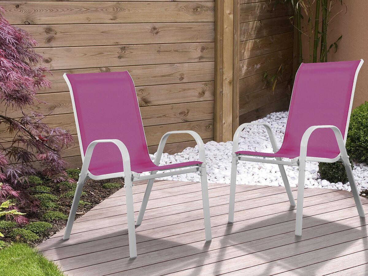 GARTENSESSEL cordoba Rosa - Pink, Metall (75/92/53cm) - Habitat Garten