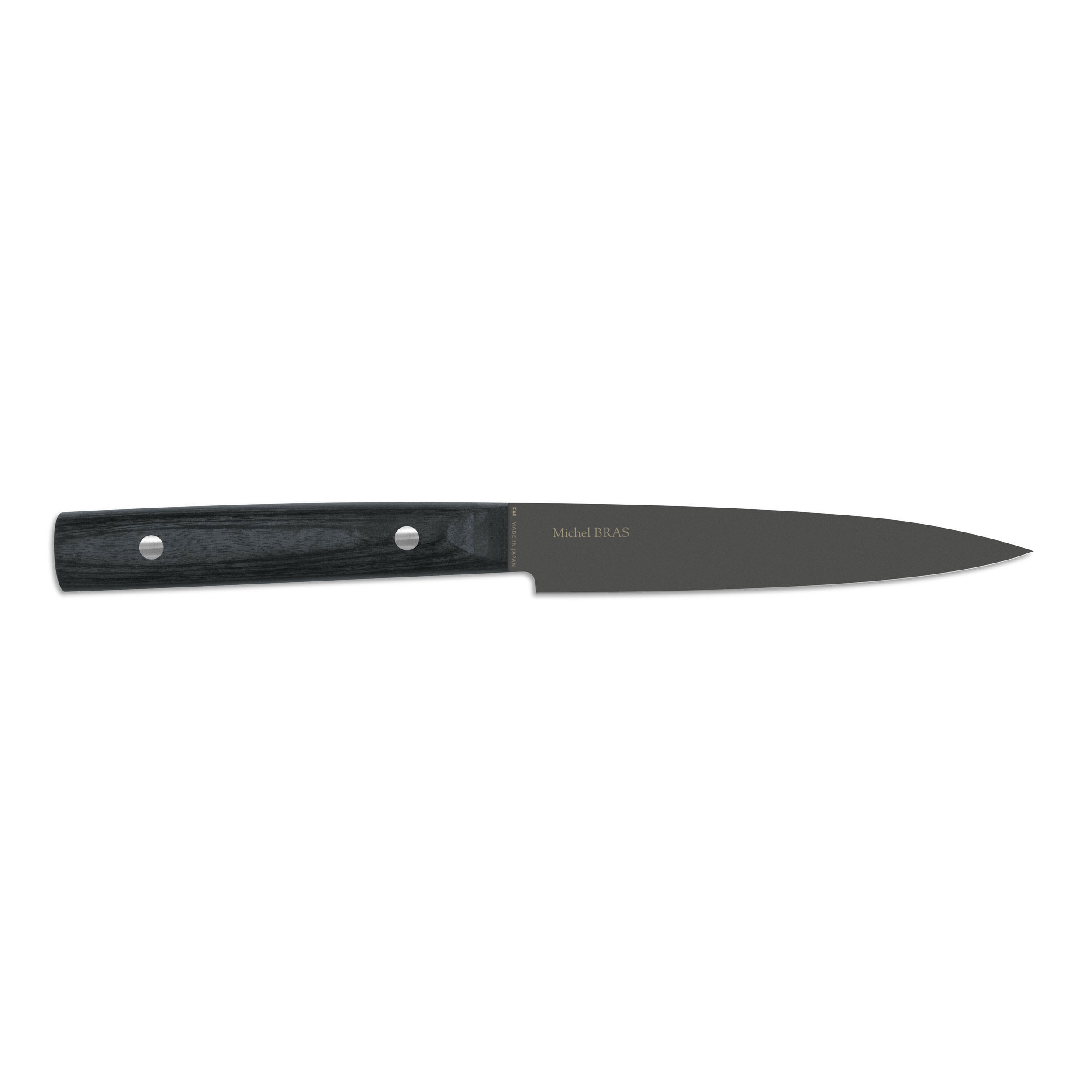 ALLZWECKMESSER Michel Bras Quotidien M, Titanbeschichtet, Klingenlänge 12 cm - Silberfarben, Metall (27cm) - Kai Messer