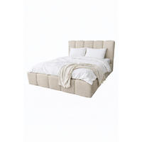 POLSTERBETT CLOUDY mit Bettkasten 180x200,Doppelbett,Lattenrost,Boxspringbett-Optik,ohne Matratze,Schlafzimmer-Beige - Beige, Holz (180/200cm) - Furnistar