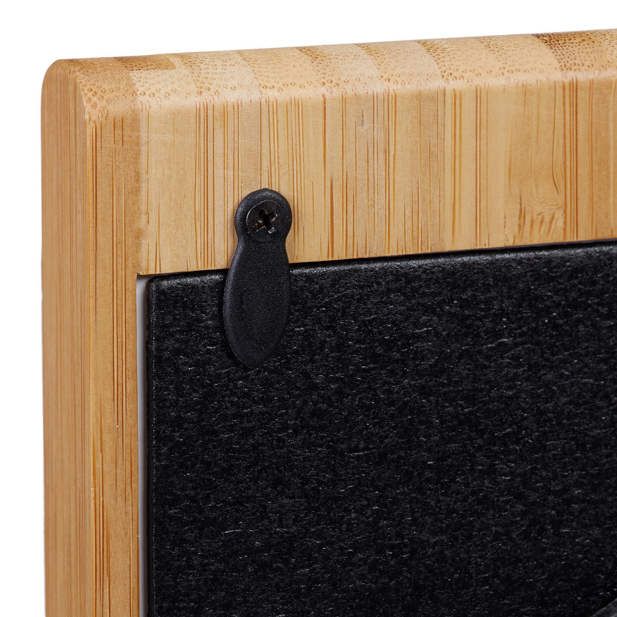 BILDERRAHMEN - Hellbraun, Glas/Holz (16.5/15cm) - Relaxdays