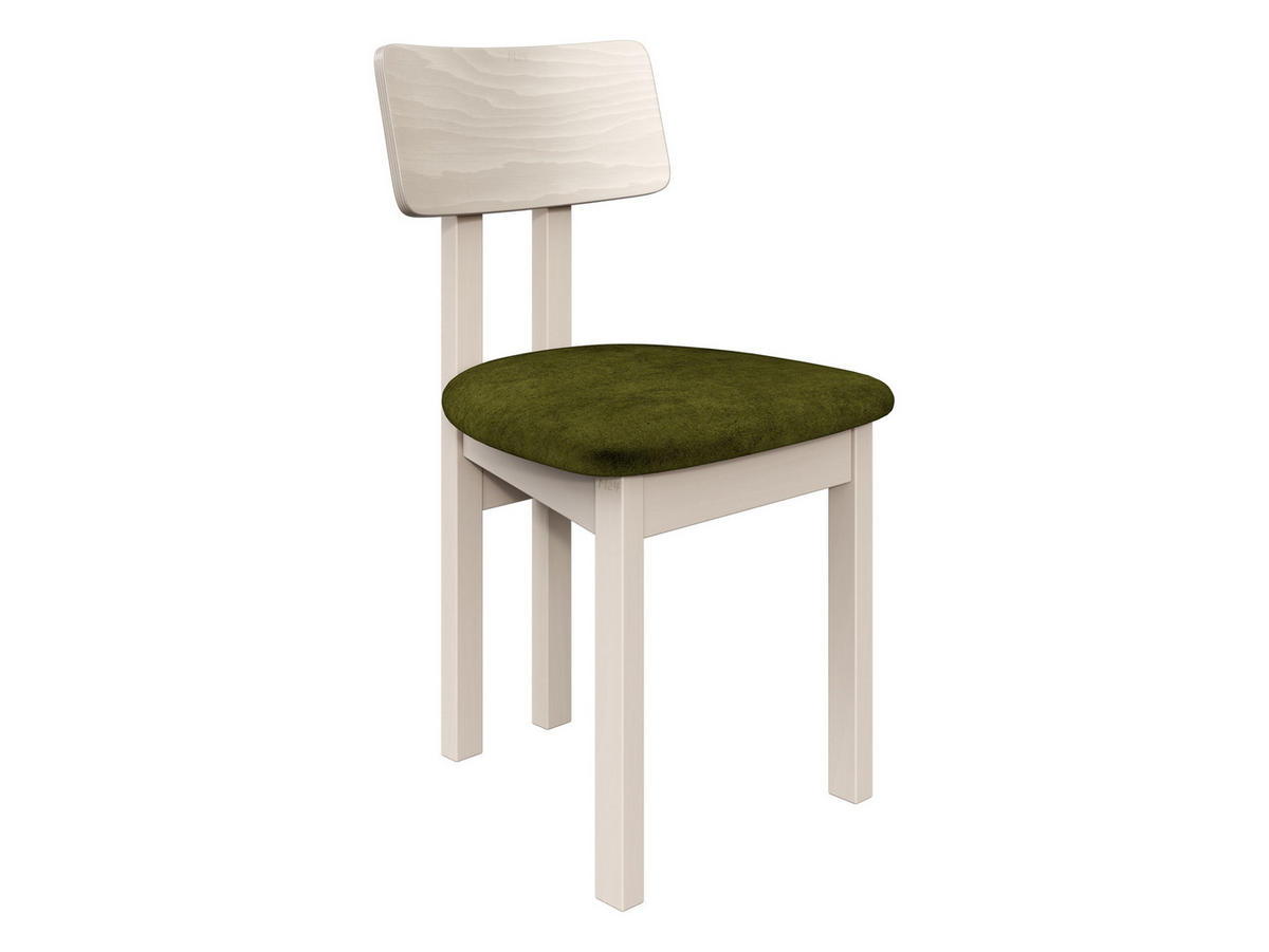 ESSZIMMERSTUHL Divo II - Kaschmir/Grün, Holz/Textil (47/85/48cm) - MIRJAN24