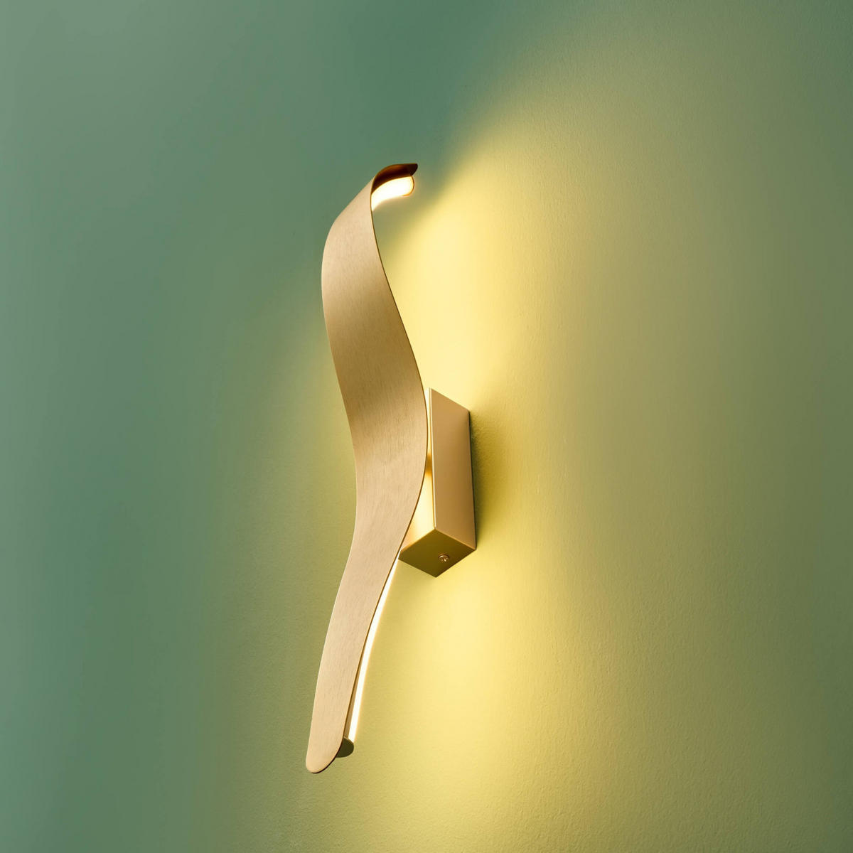 WANDLEUCHTE Virella, Messing, 57cm - Goldfarben, Metall (7/7/57cm) - KOSILUM