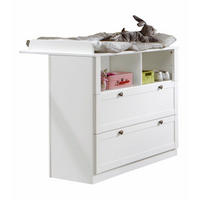 WICKELKOMMODE Filou weiß 90 / 75 / 93cm - Weiß, Holz/Holzwerkstoff (90/93/75cm) - Wimex