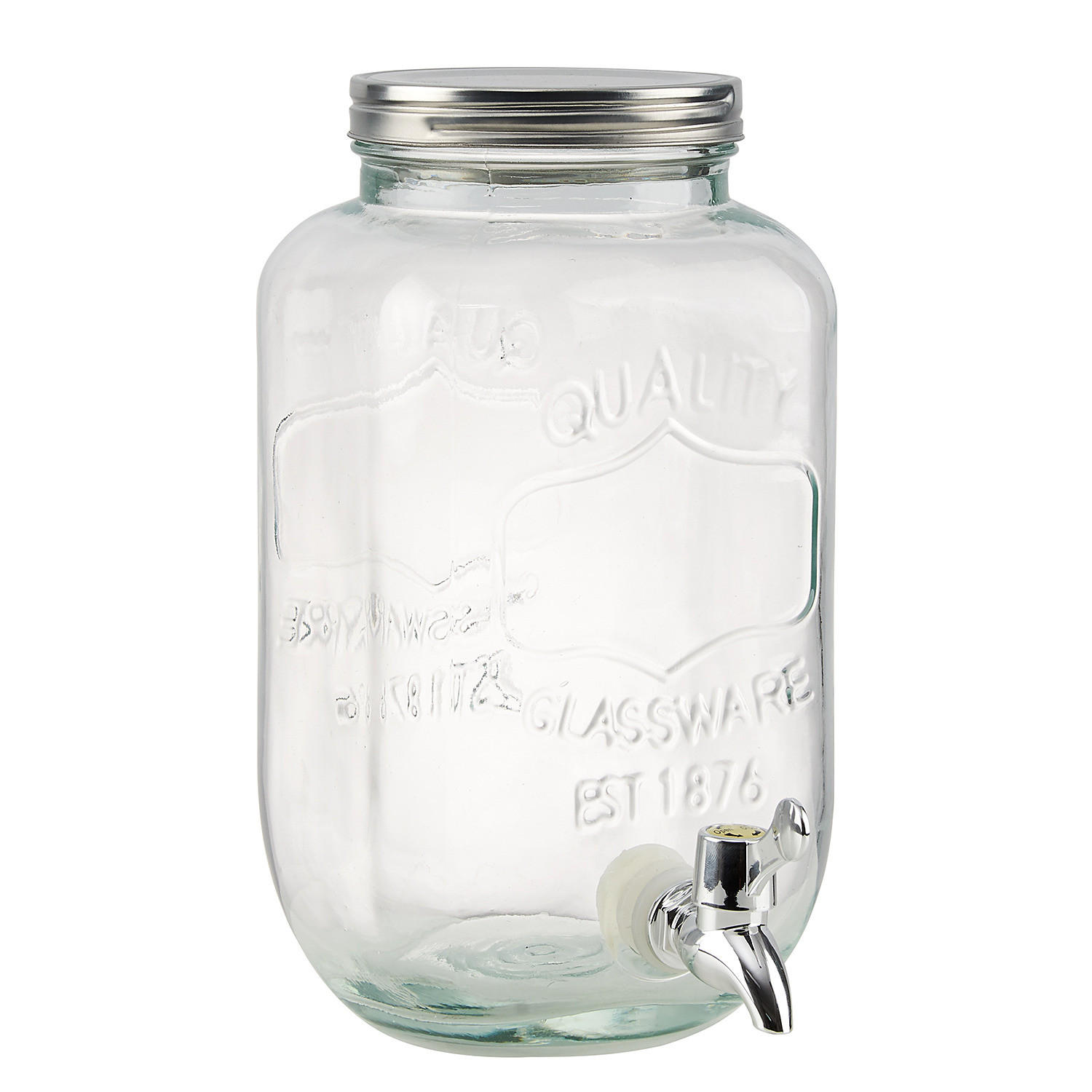 GETRÄNKESPENDER Refresh - Transparent, Glas (3.5L) - Butlers