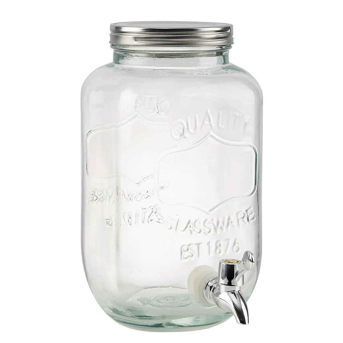 GETRÄNKESPENDER Refresh - Transparent, Glas (3.5L) - BUTLERS