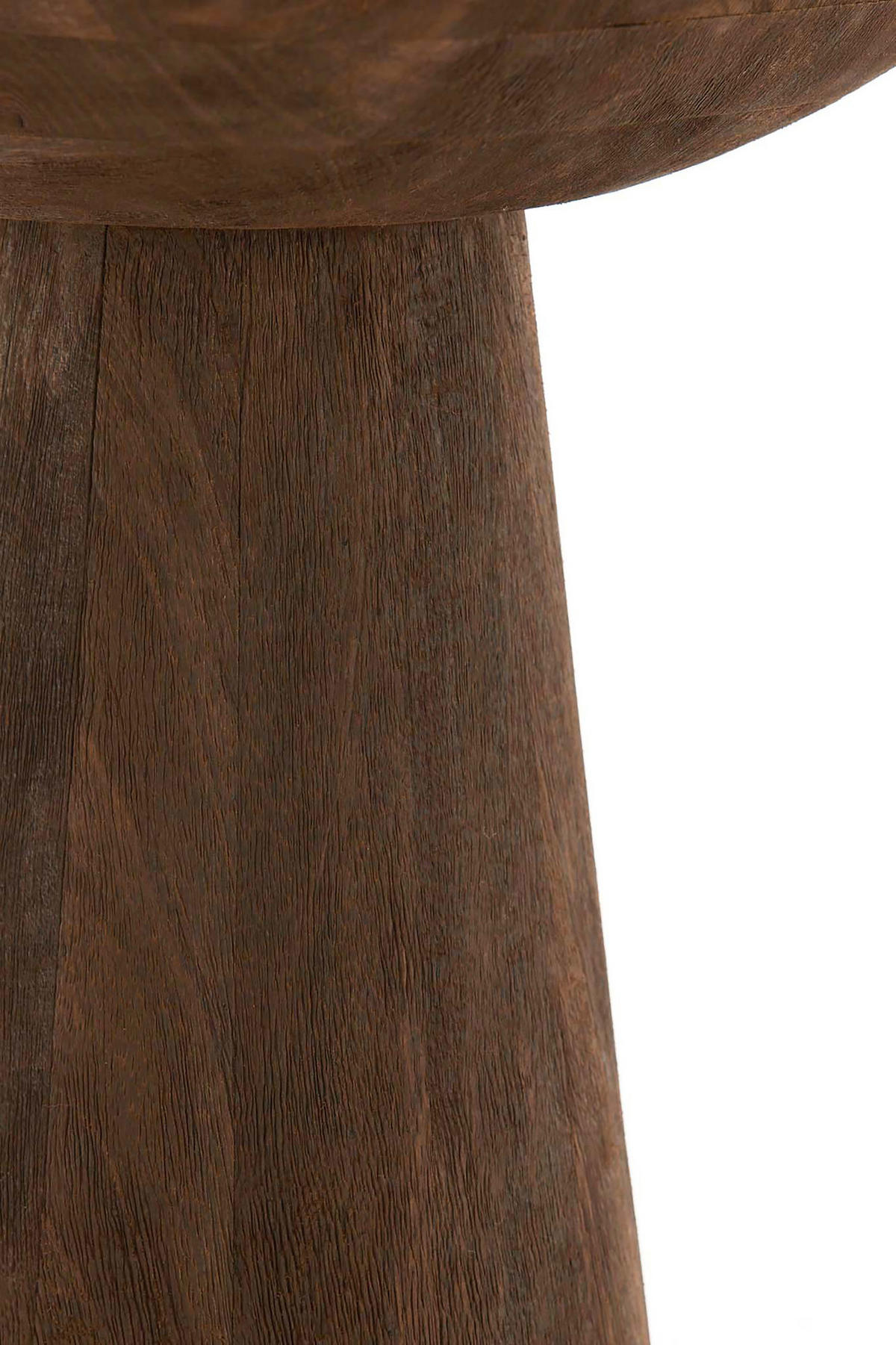 BEISTELLTISCH Dego Braun Ø33/53 cm - Dunkelbraun, Holz (33/33/53cm) - Light & Living
