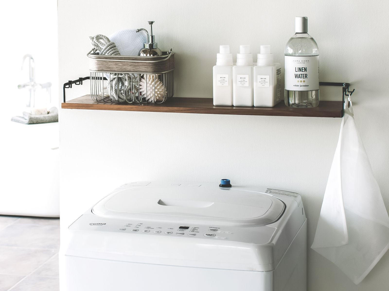 Thumbnail - Yamazaki Wandregal, Schwarz, Holz, 76x20x7 cm, Wohnzimmer, Regale, Wandregale