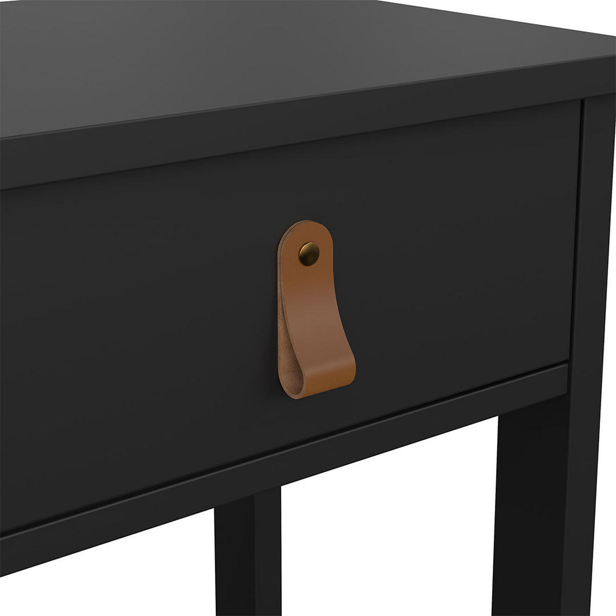 NACHTTISCH, Madrid, Schwarz, Holzwerkstoff, 40 x 35 x 71 cm - Schwarz, Holzwerkstoff (40/71/35cm) - ebuy24