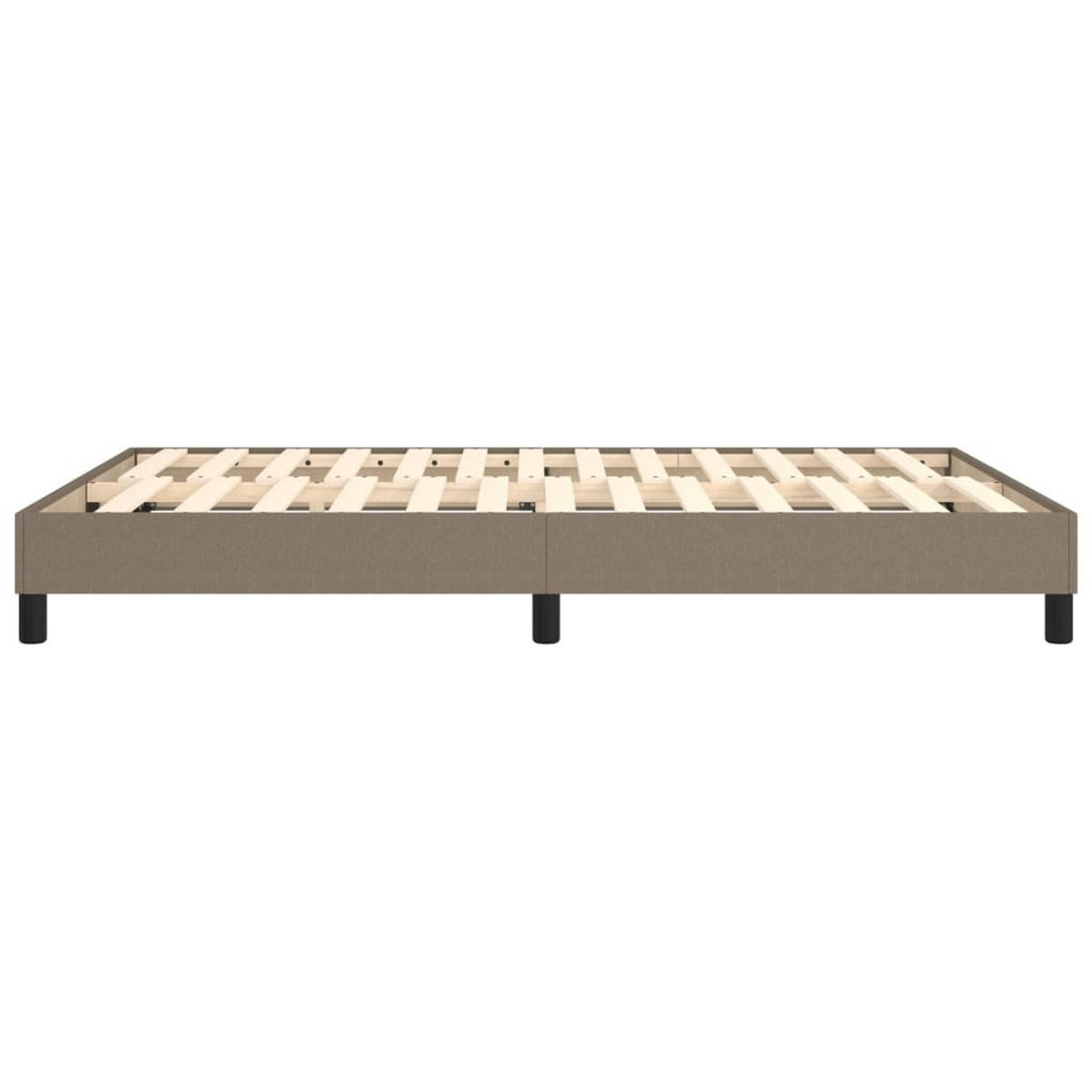 POLSTERBETT Quinlan 140/193 cm - Taupe, Holzwerkstoff (140/190cm) - Nettlife