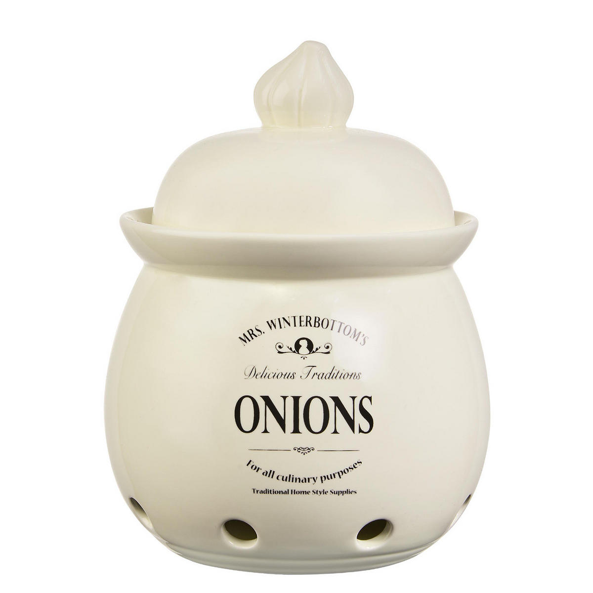 ZWIEBELTOPF Mrs. Winterbottom's - Beige, Keramik (20/27/20cm) - Butlers