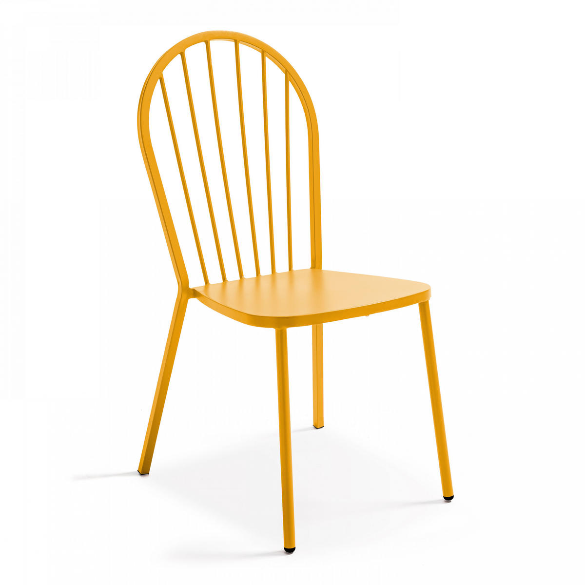 GARTENSTUHL, Gelb - Gelb, Metall (57/94/53cm) - Oviala