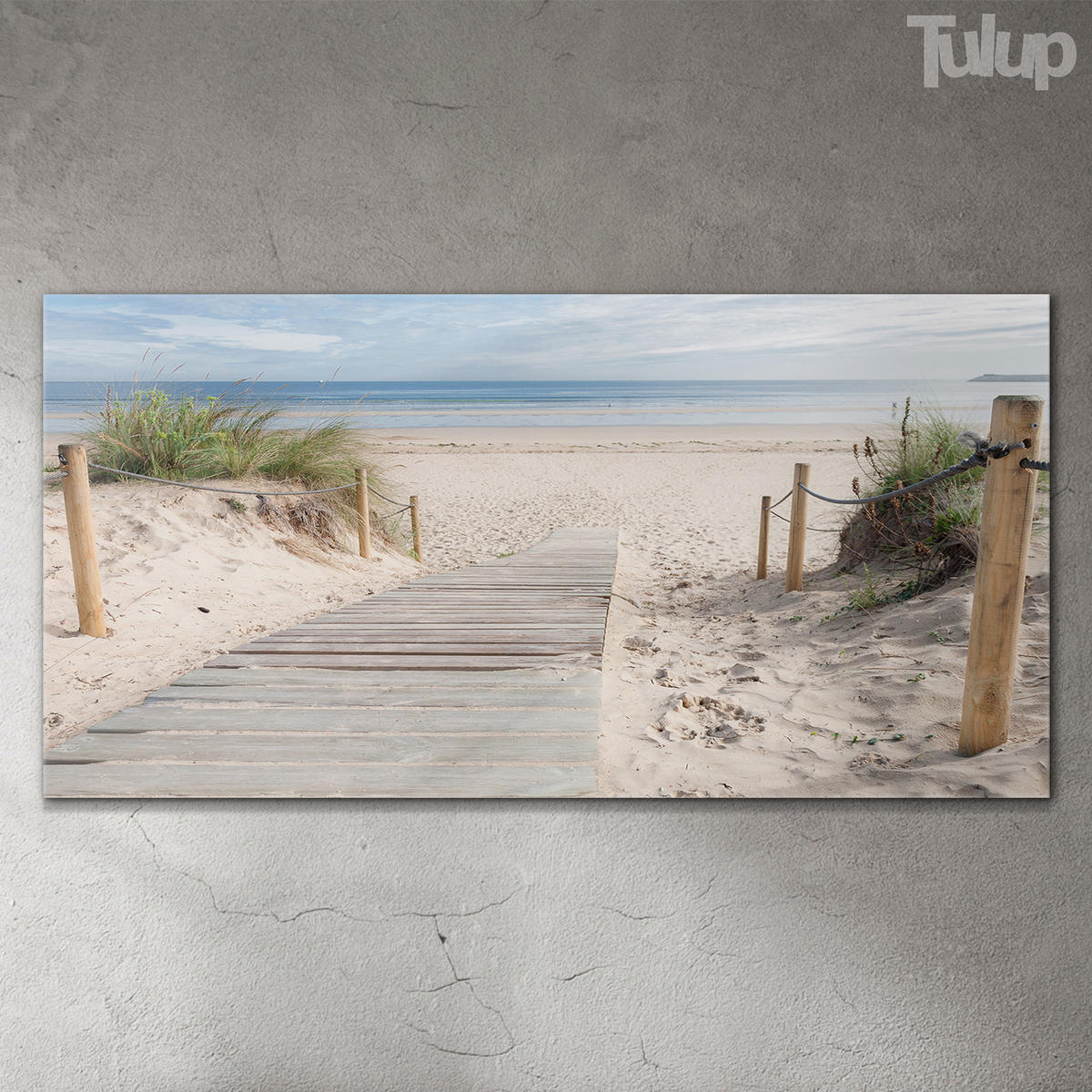 GLASBILD 100x50 cm Meer - Schwarz, Glas (100/50cm) - TULUP