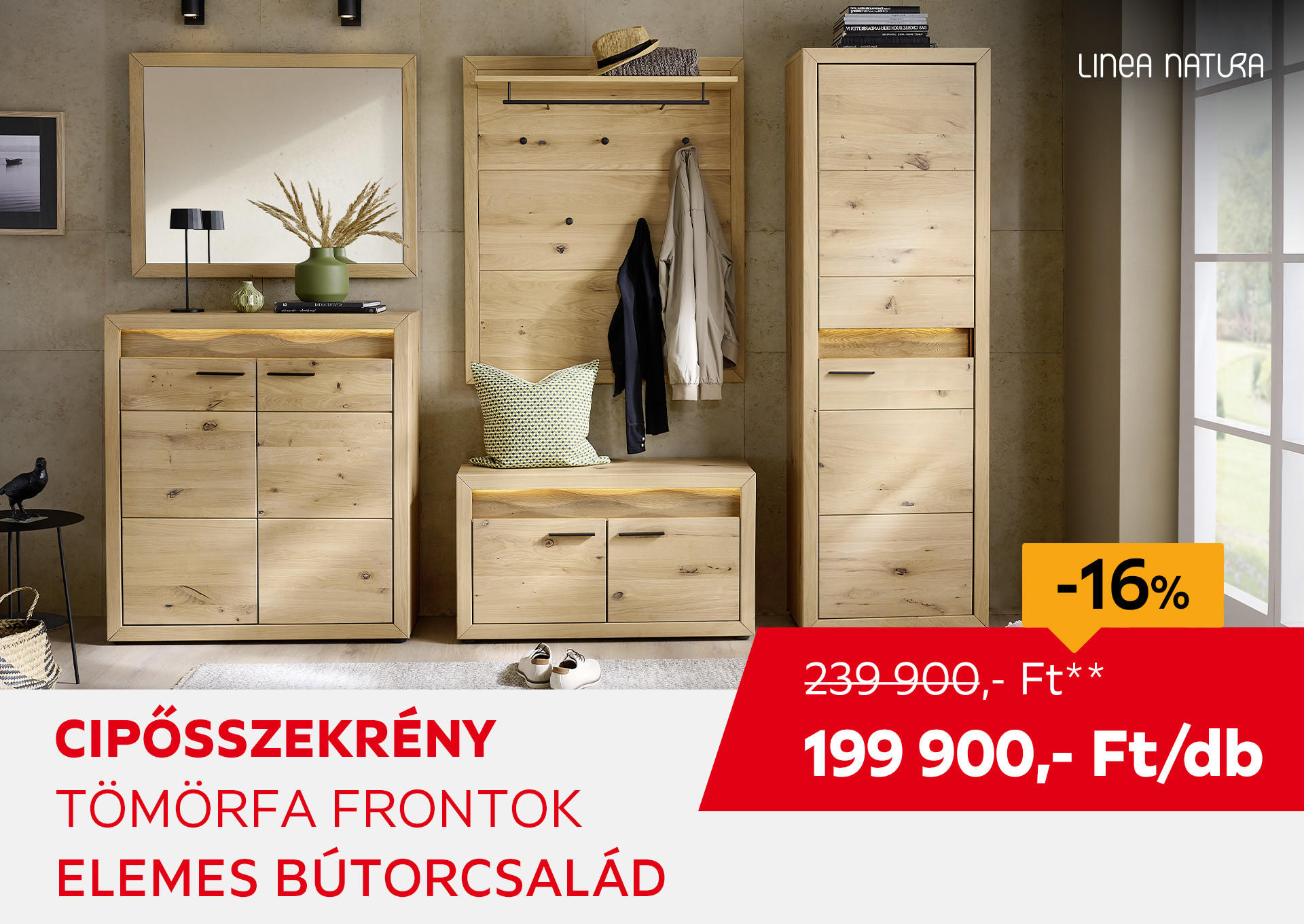 CIPŐSSZEKRÉNY Kiemelt termék 239900 Ft.- helyett 199900 Ft.-