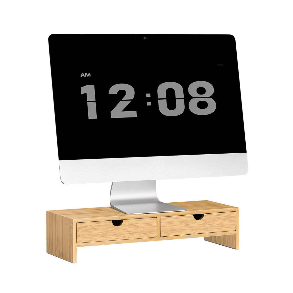 MONITORSTÄNDER Natur - Naturfarben, Holz (18/47/11cm) - SoBuy