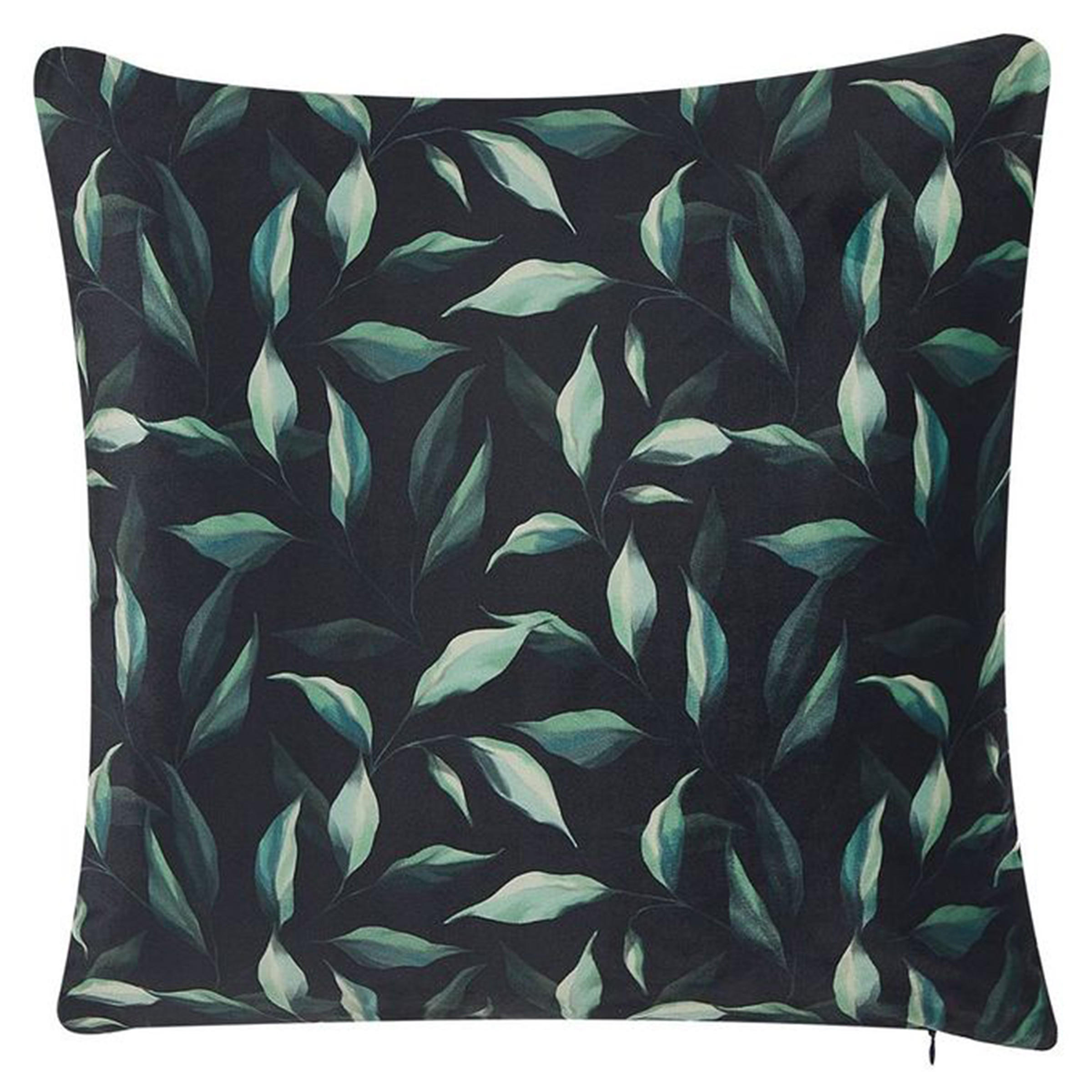 DEKOKISSEN 2er-Set Grün 45/45 cm Toadflax - Grün, Textil (45/45cm) - Beliani
