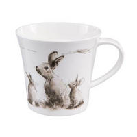 KÜNSTLERTASSE Kleiner Ausflug - Peter Schnellhardt schwarz-weiß Fine Bone China - Schwarz, Keramik (0.35L) - Goebel
