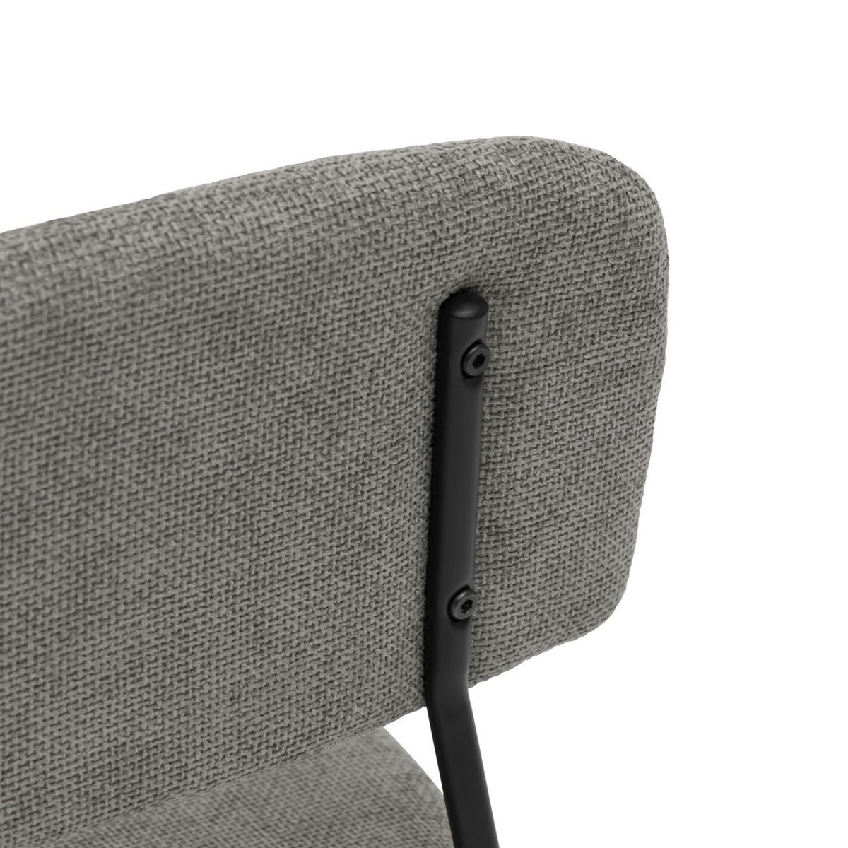 ESSZIMMERSTÜHLE TOLEDO 4ER-SET - Hellgrau, Textil (44/78/49cm) - IDIMEX