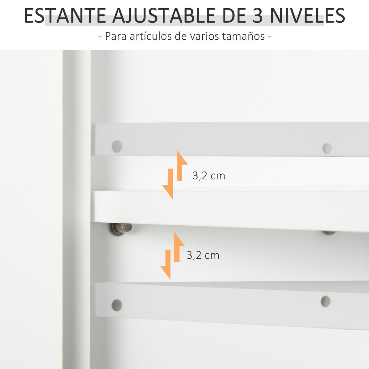 HÄNGESCHRANK Weiß 1 Stück - Weiß, Kunststoff (60/58/19.8cm) - GiPP