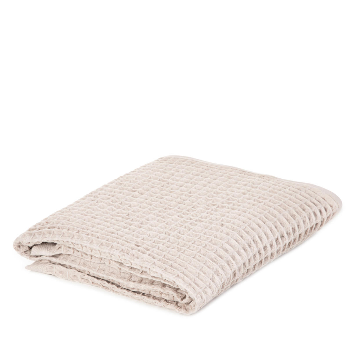 BADETUCH Vaffel beige 70/130 cm - Beige, Textil (70/130cm) - Homla