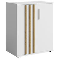 KOMMODE FERIO Türkommode, Modern - Weiß, Holzwerkstoff (60/73/35cm) - KONSIMO®