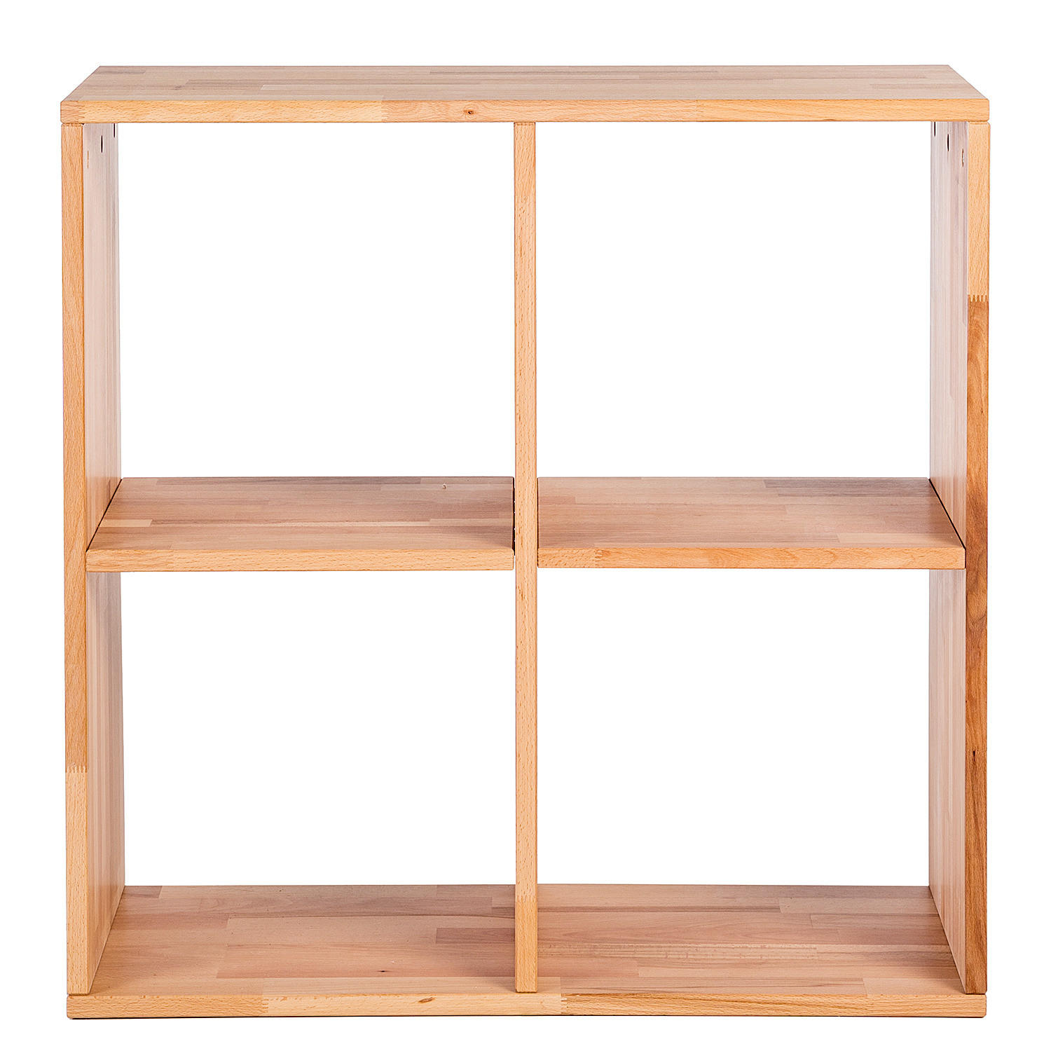 REGAL - Massivholz - Kernbuche, Holz (76/76/35cm) - home24