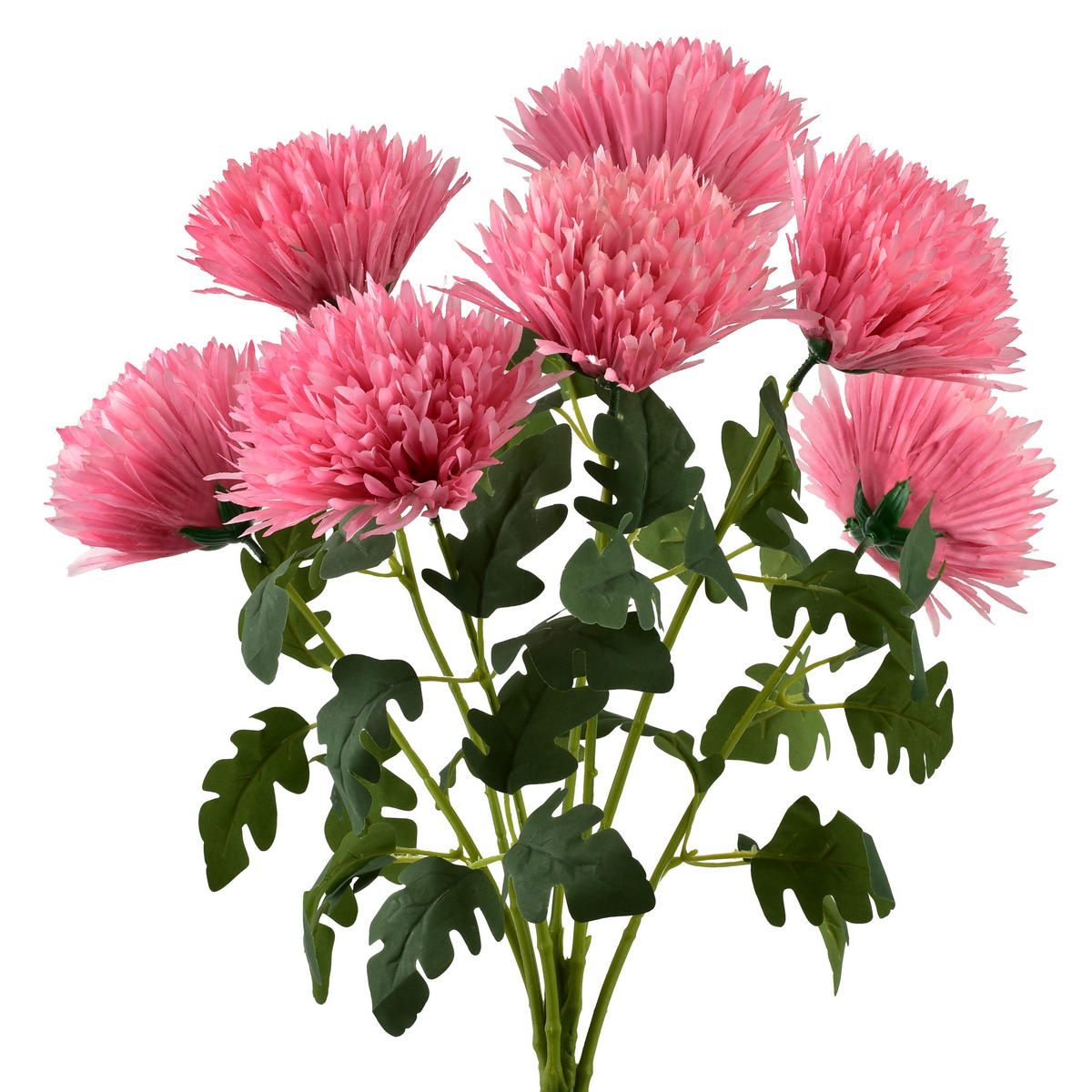 UMĚLÁ KVĚTINOVÁ VĚTEV, růžová - růžová, plast (57cm) - Mondex