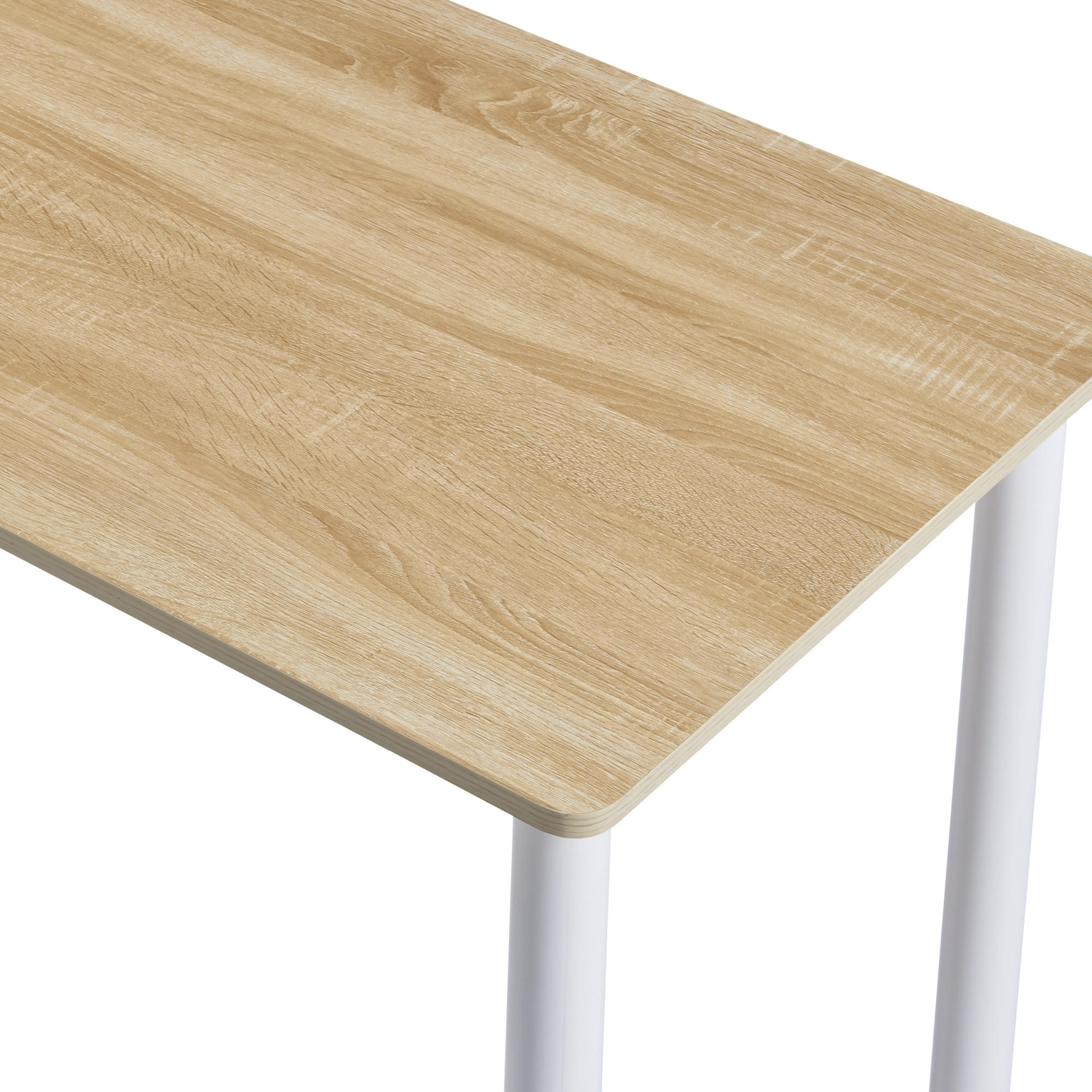 Thumbnail - [en.casa] Esstisch, Eiche, Holzwerkstoff, 4-Sitzer, Rechteckig,Rechteckig, 60x75x120 cm, Esszimmer, Tische, Esstische
