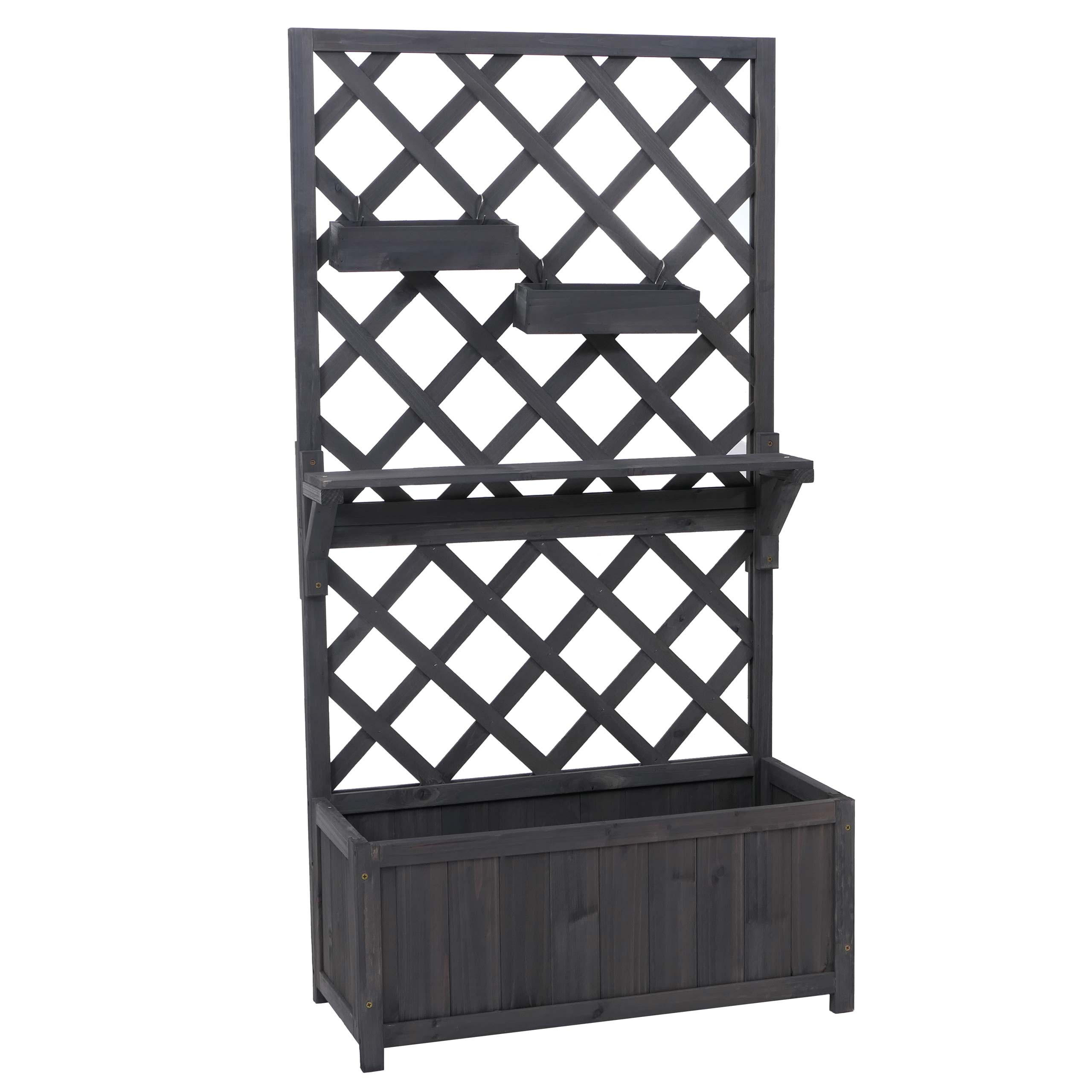 HOCHBEET Grau - Grau, Holz (70/135/30cm) - MCW