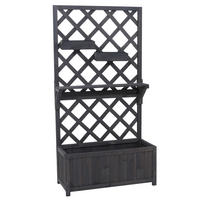 HOCHBEET Grau - Grau, Holz (70/135/30cm) - MCW