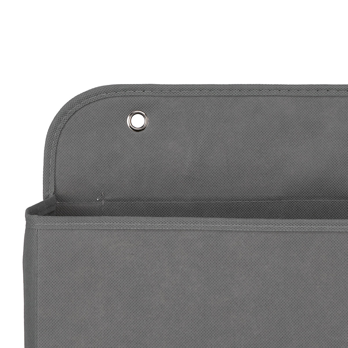 HÄNGEORGANIZER - Grau, Wellpappe/Textil (31/50/10cm) - Relaxdays