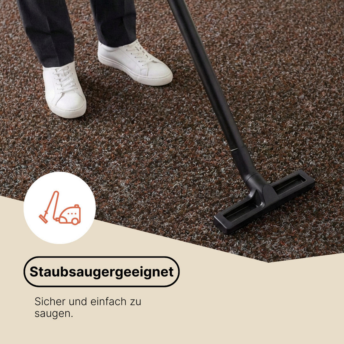 KUNSTRASEN Magic Forest 6,5 mm – Rasenteppich für Balkon, Terrasse & Garten, wetterfest 100/850 cm - Braun, Textil (100/850cm) - Tapiso