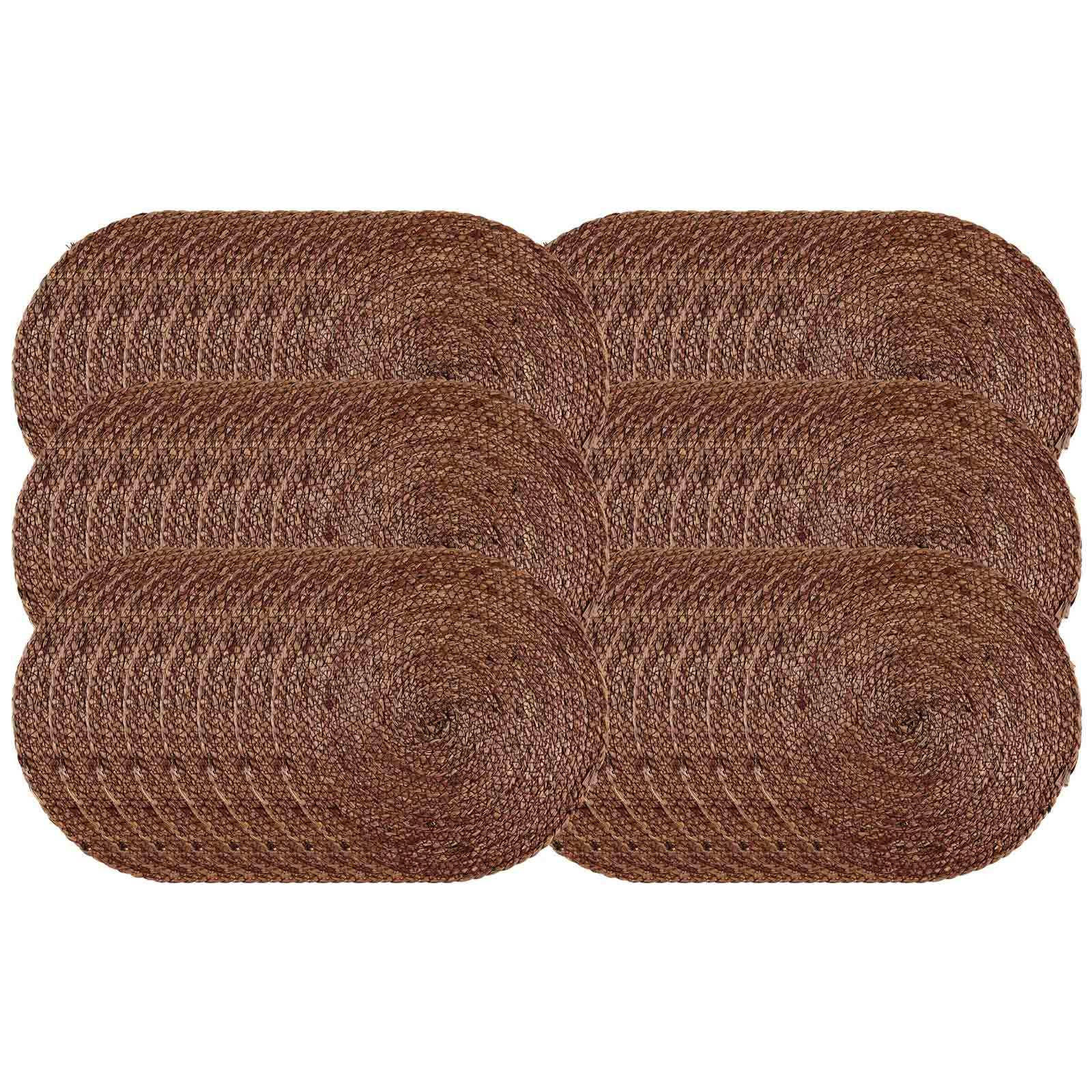 PLATZMATTEN Sorella dunkelbraun ø 35 cm - Dunkelbraun, Naturmaterialien (35cm) - Ritzenhoff Breker