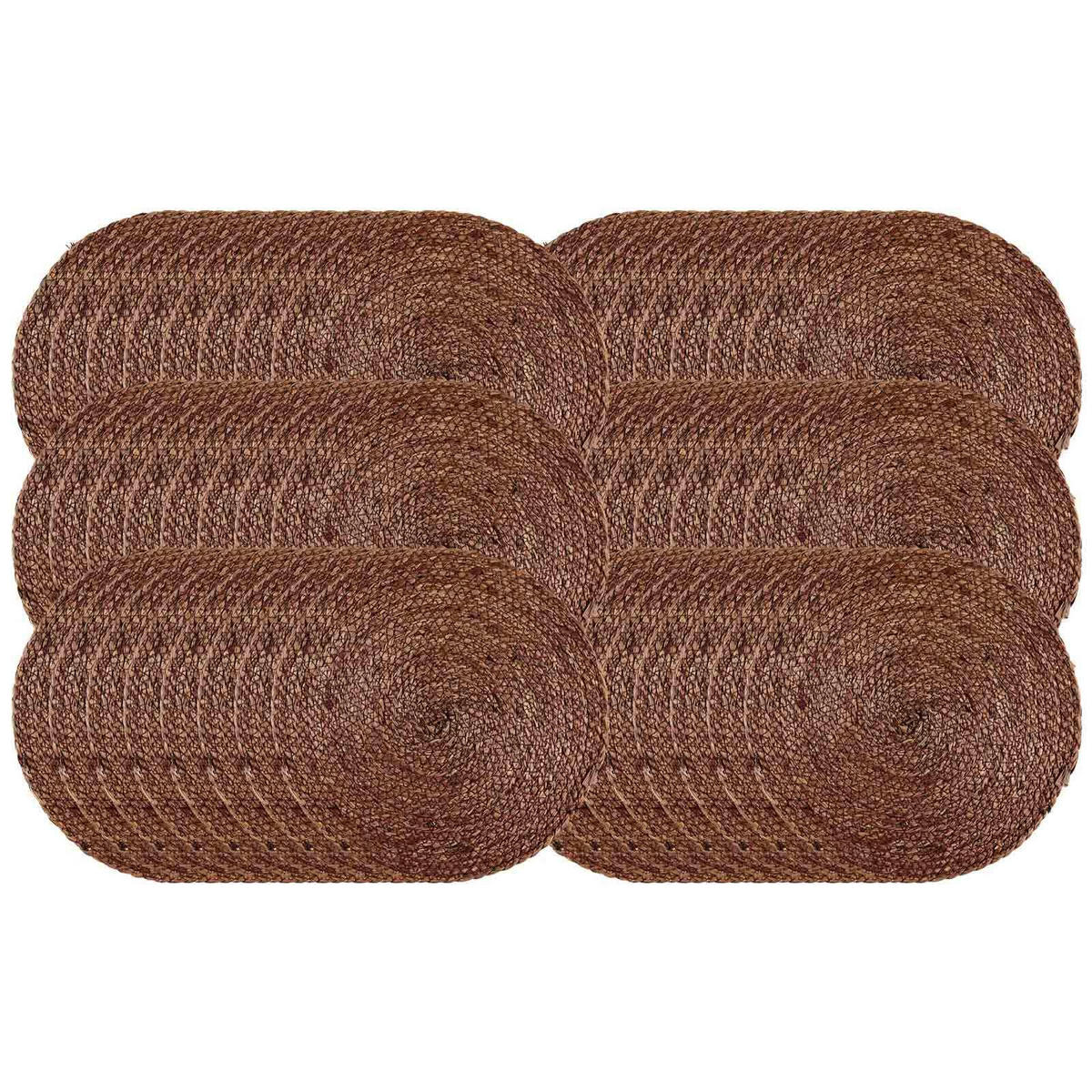 PLATZMATTEN Sorella dunkelbraun ø 35 cm - Dunkelbraun, Naturmaterialien (35cm) - Ritzenhoff Breker