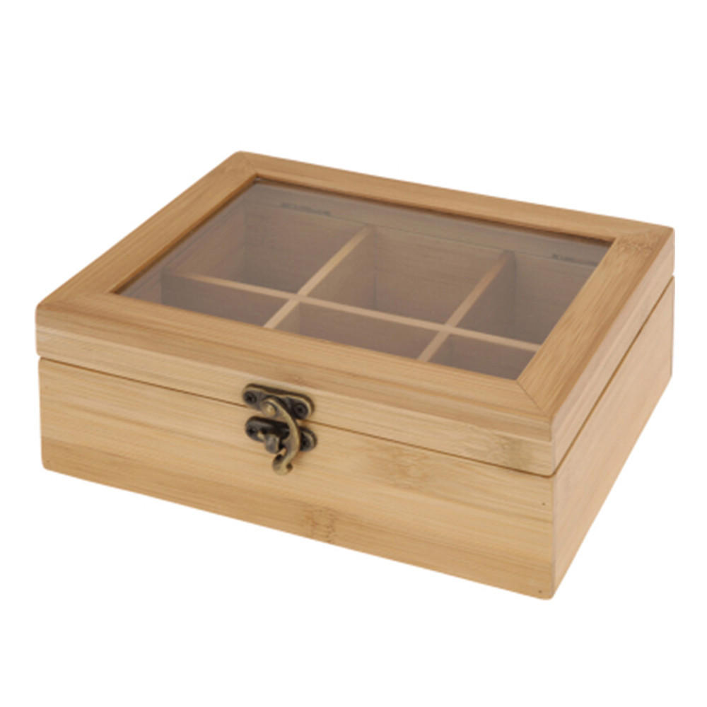 TEEBOX Sadie Naturfarbe 21/17/7 cm Holz - Naturfarben, Holz (17/7/21cm) - Mondex