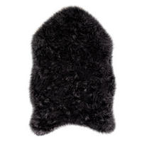 HOCHFLORTEPPICH 55/80 cm Playa 960 - Schwarz, Textil (55/80cm) - Paco Home