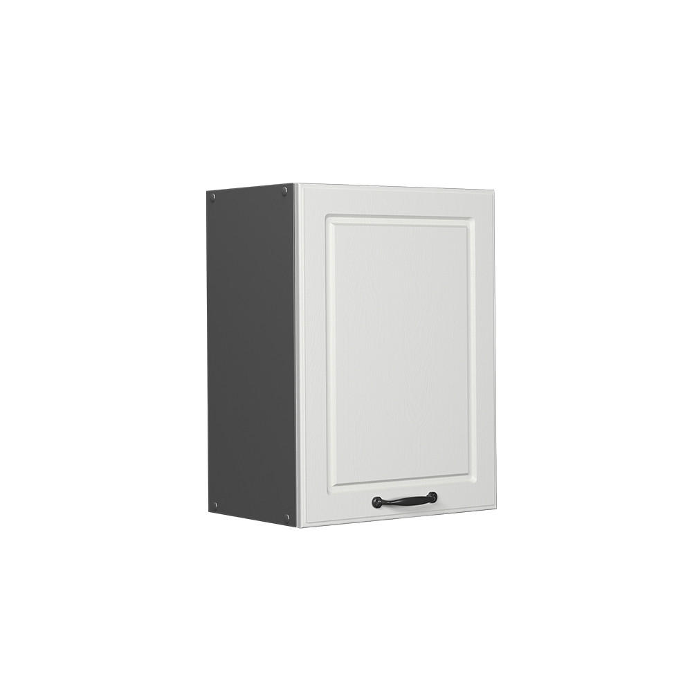 HÄNGESCHRANK R-Line Weiß Landhaus 45 cm - Anthrazit/Weiß, Holzwerkstoff (45/60/31cm) - Vicco