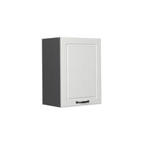 HÄNGESCHRANK R-Line Weiß Landhaus 45 cm - Anthrazit/Weiß, Holzwerkstoff (45/60/31cm) - Vicco
