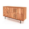 KOMMODE BREIT LEON Kernbuche - Kernbuche, Holz (144/80/45cm) - byoak