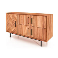 KOMMODE BREIT LEON Kernbuche - Kernbuche, Holz (144/80/45cm) - byoak