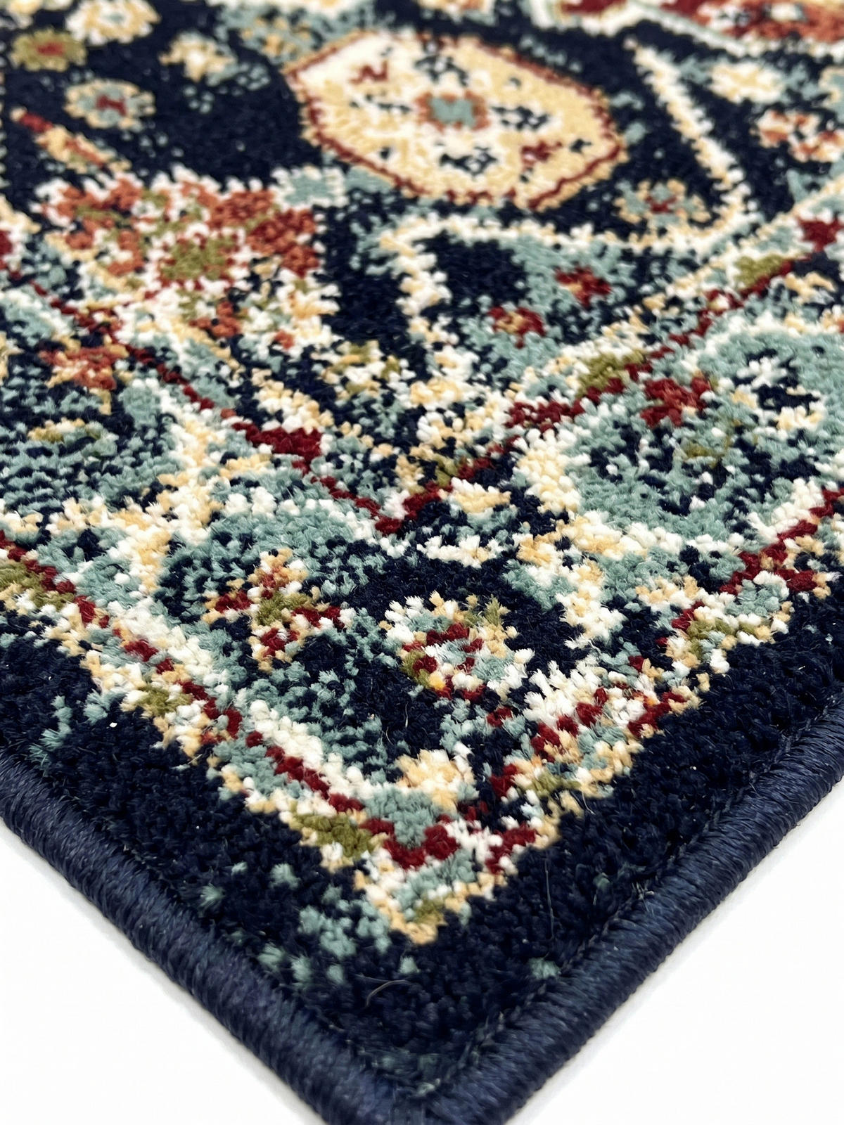 TEPPICH Hochflor GLAZERT in Blau, im Berber-Stil, 120 x 170 cm - Blau, Textil (120/170cm) - KADIMA DESIGN