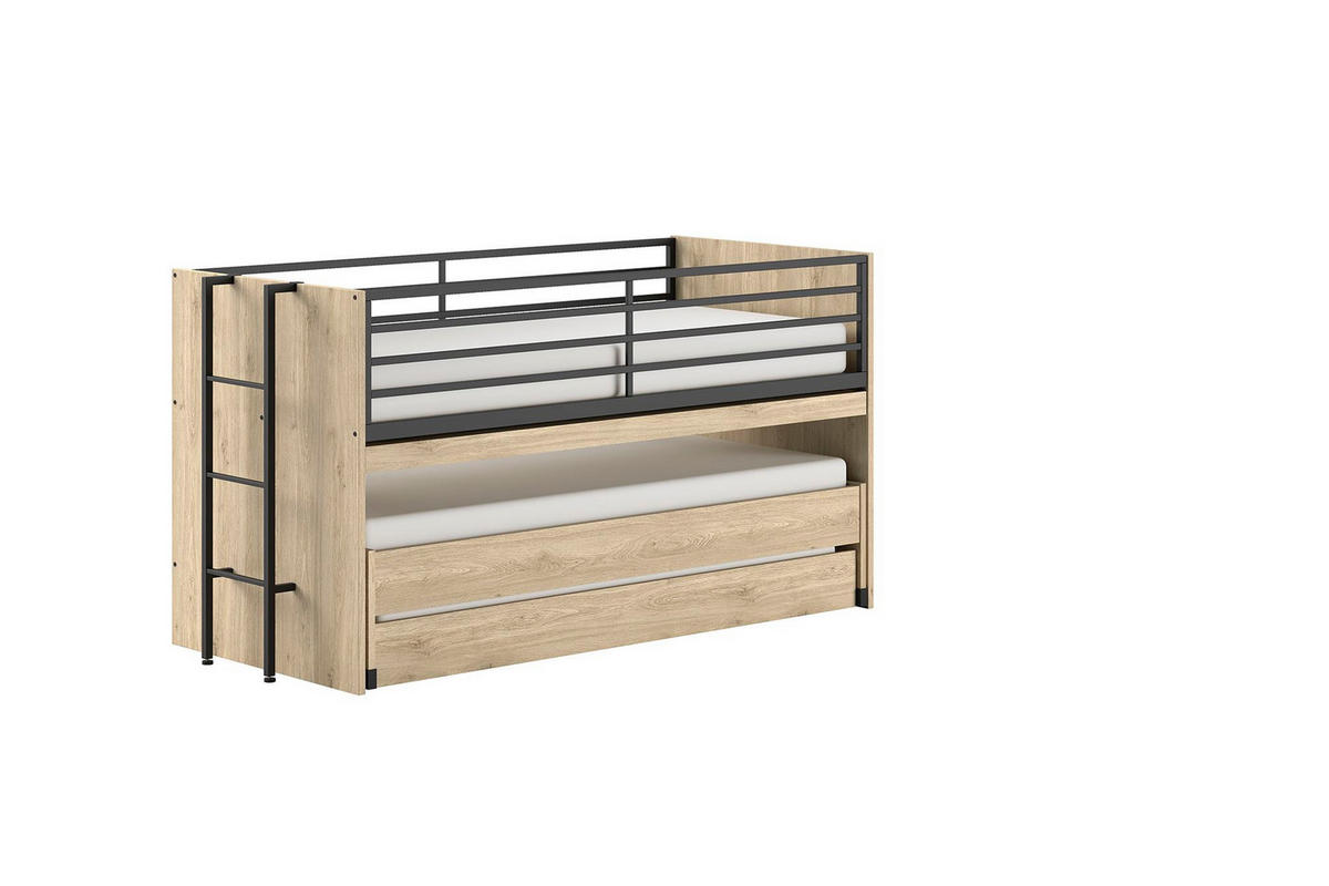 HOCHBETT Kary 219x117x98 aus Holzwerkstoff in Eiche - Naturfarben, Holzwerkstoff (90/200cm) - 58aufmkessel