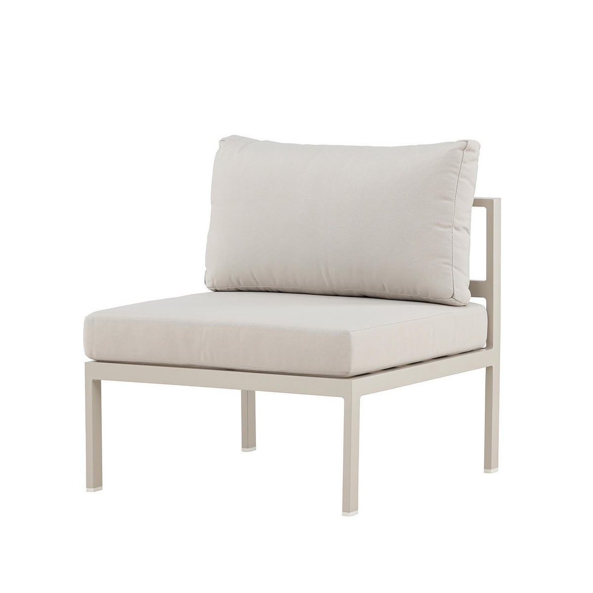 LOUNGESESSEL - Beige, Metall (70/65/74cm) - home24