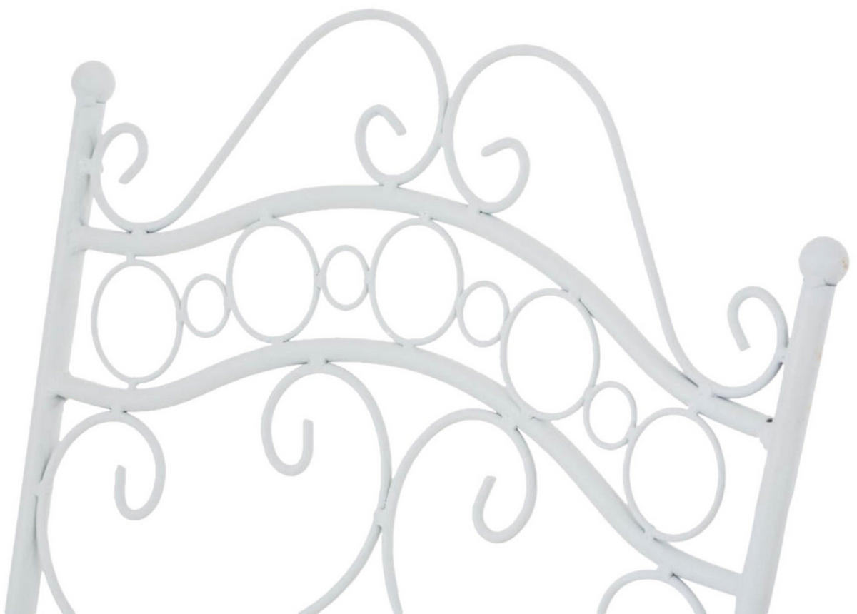 GARTENSTÜHLE Indi - 2er Set - weiß - Weiß, Metall (40/50/92cm) - TPFGarden