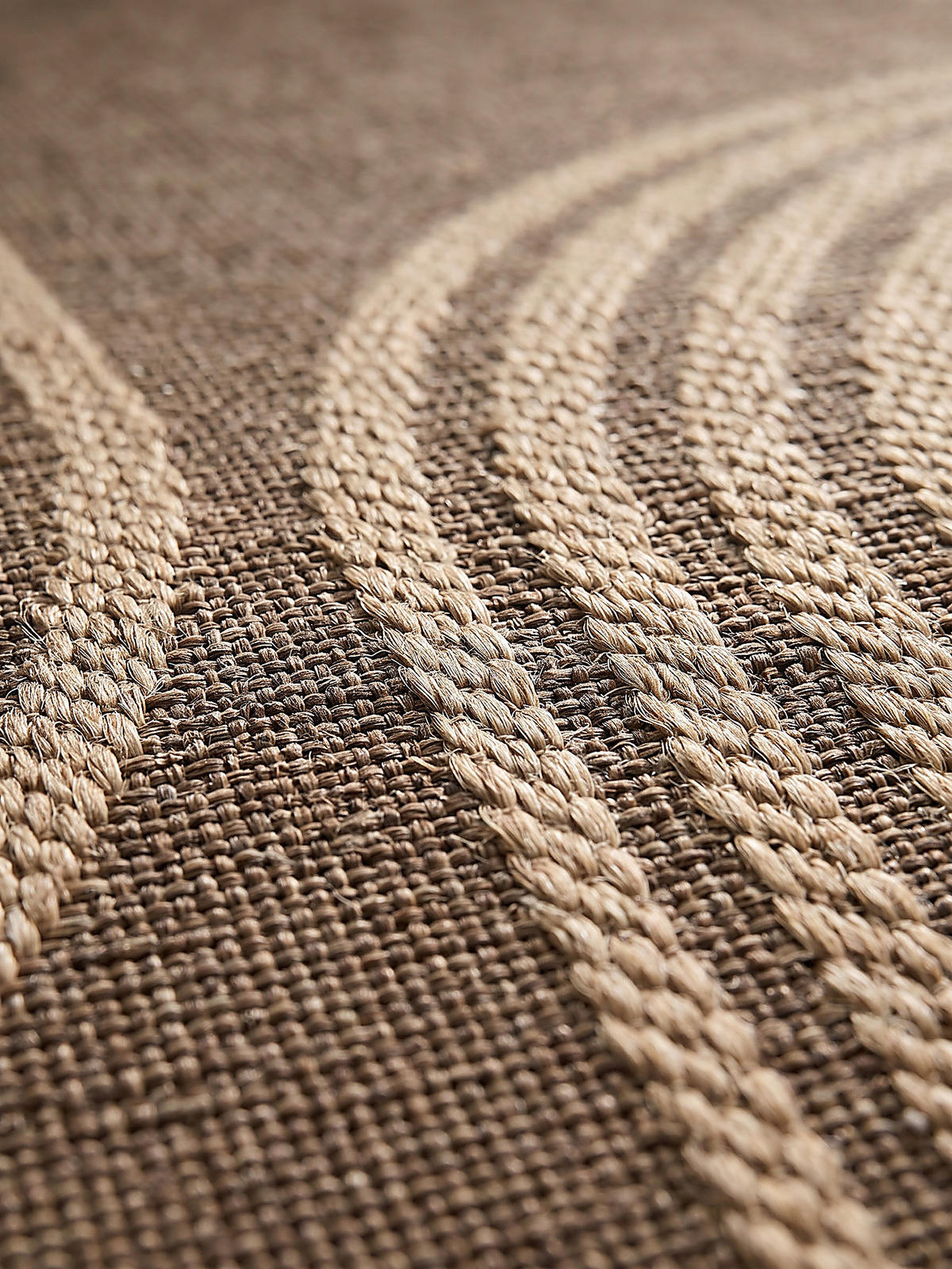 TEPPICHLÄUFER Geometrisch CORDEV Polypropylen Natur 60 x 90 cm - Beige, Textil (60/90cm) - KADIMA DESIGN