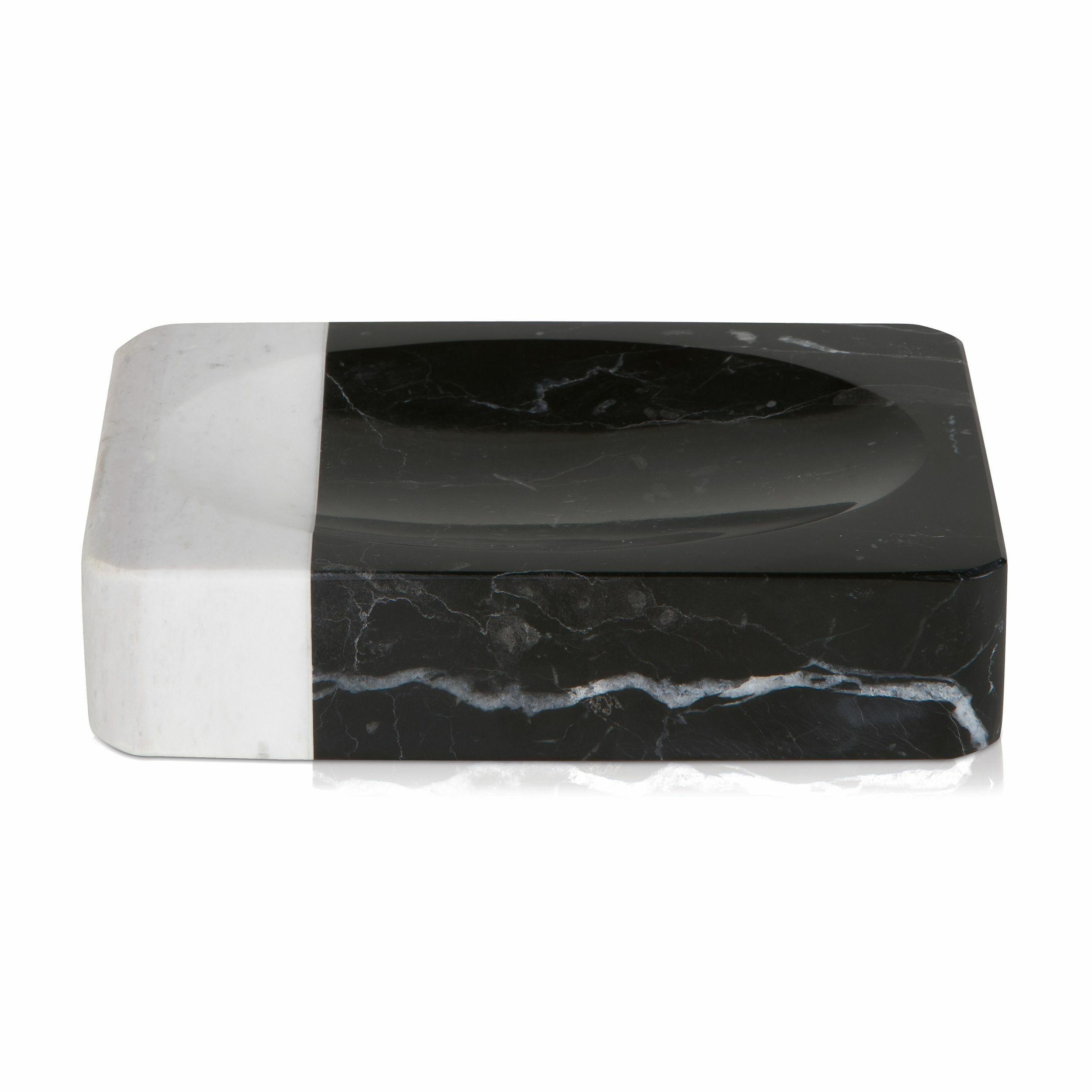 SEIFENSCHALE BLACK & WHITE - Schwarz, Stein (9.6/3.1/13.7cm) - MÖVE