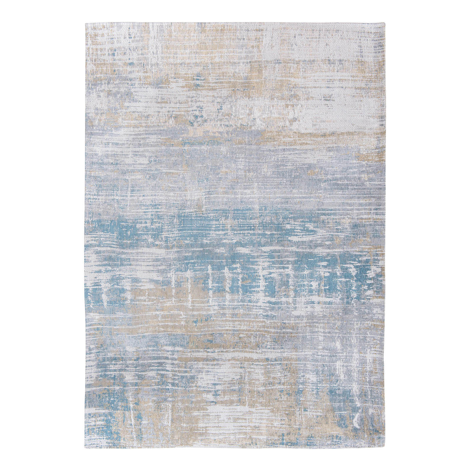TEPPICH Long Island Blu Atlantic 240/340 cm - Blau, Textil (240/340cm) - Louis De Poortere